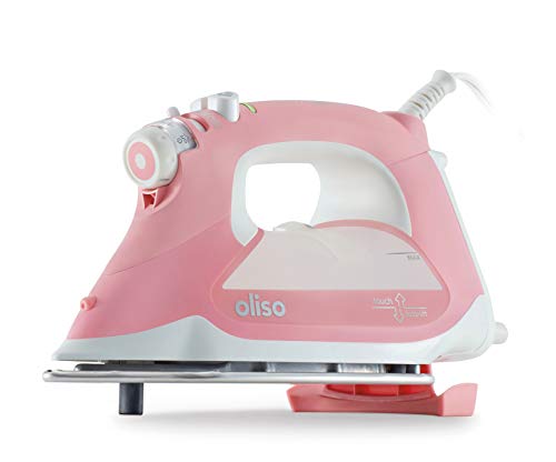 Oliso Pro TG1600 Smart Iron with iTouch Technology, 1800 Watts (Pink)