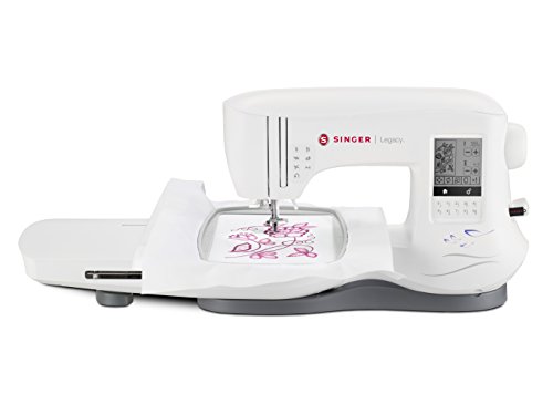 SINGER | Legacy SE340 Embroidery & Sewing Machine with 200 Embroideries, 250 Built-In Stitches, & LCD Touch Screen - Sewing Made Easy