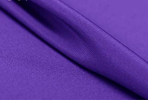 100% Silk Fabric Crepe de Chine 12m/m Thick 45' Width (Purple)