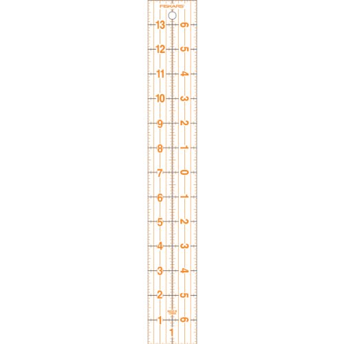 Fiskars 2x14 Inch Acrylic Centering Ruler (187220-1001)