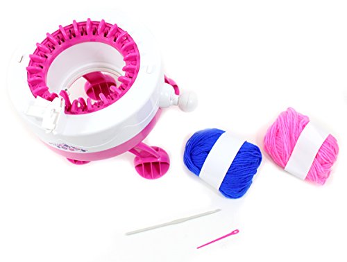PowerTRC Smart Weaver Knitting Kit Machine | Cute Little Children Knitting Machine | Sweaters, Gloves and Hats | Kids