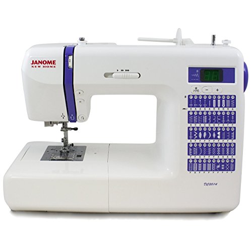 Janome 001DC2014 Computerized Sewing Machine with 50 Built-in Stitches, Purple