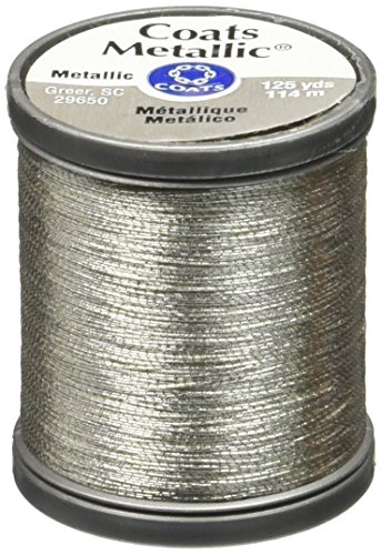 COATS & CLARK Metallic Thread, 125-Yard, Silver