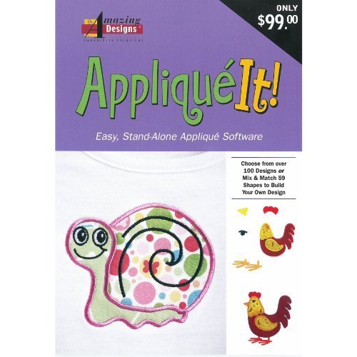 Amazing Designs APPLIQUE IT Embroidery Machine Software