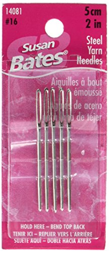Susan Bates Steel Yarn Knitting Needle, 2-Inch, 5 Per Package