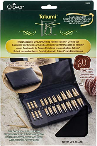 CLOVER Takumi Combo Interchangeable Circular Knitting Needles