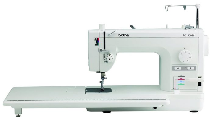 Brother PQ1500SL sewing and quilting machine side view